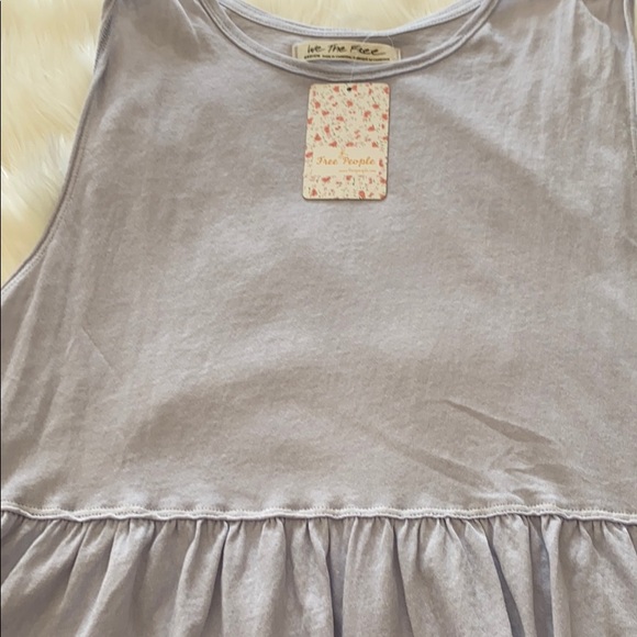 FREE PEOPLE Womens Purple Cap Sleeve - Picture 4 of 4